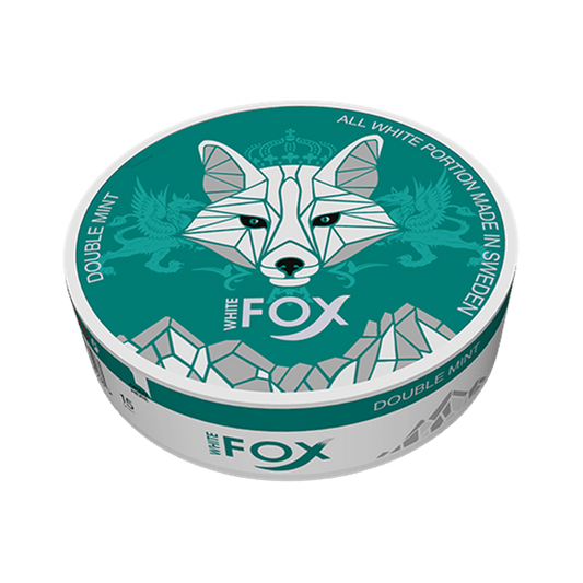 White Fox Double Mint – Teal Label